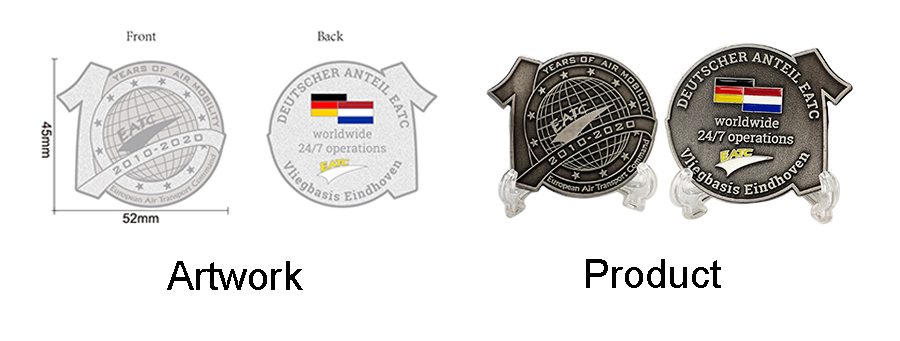 Alemania Air Ttansport Command Challenge Coin