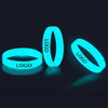 Logotipo personalizado Personalizado Pulseras de silicona luminosa Sports Basketball Silicone pulseras de silicona con logotipo personalizado