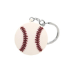 PVC Sport Sport Rugby Baseball Caqueta de fútbol Keyring 2D Silicone Soft Rubber Keychain