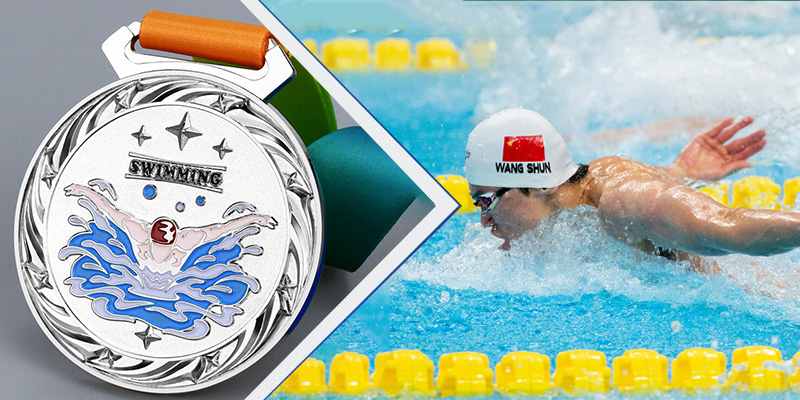 La emoción de la victoria: medallas de natación personalizadas