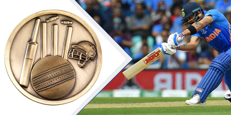 La búsqueda de la victoria: medallas de cricket personalizadas