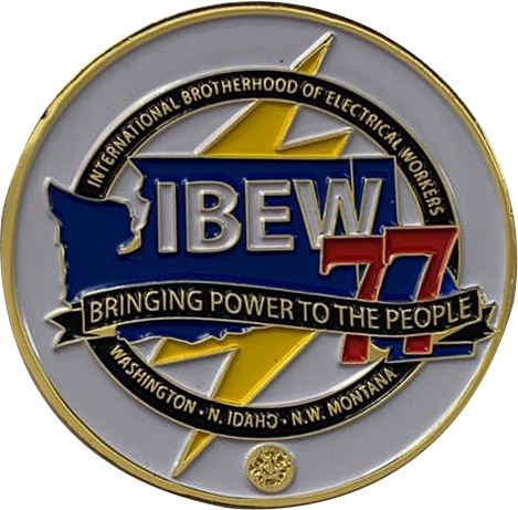 Monedas personalizadas de comando militar personalizadas Monedas de desafío IBew personalizados