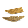Pin de solapa personalizada personalizada Metal Aleación de zinc Braso Gold Broche Die Stamping Logotipo de logotipo para ropa de sombreros con alfiler de seguridad