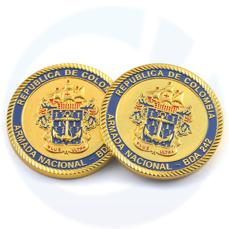 Moneda de desafío militar de la flota de la superficie armada de la República Armada Colombia