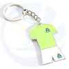 Camiseta de fútbol personalizada Keychain de metal para regalo