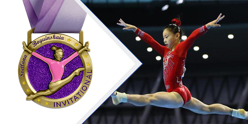 Reconocimiento de la dedicación: medallas de gimnasia personalizadas