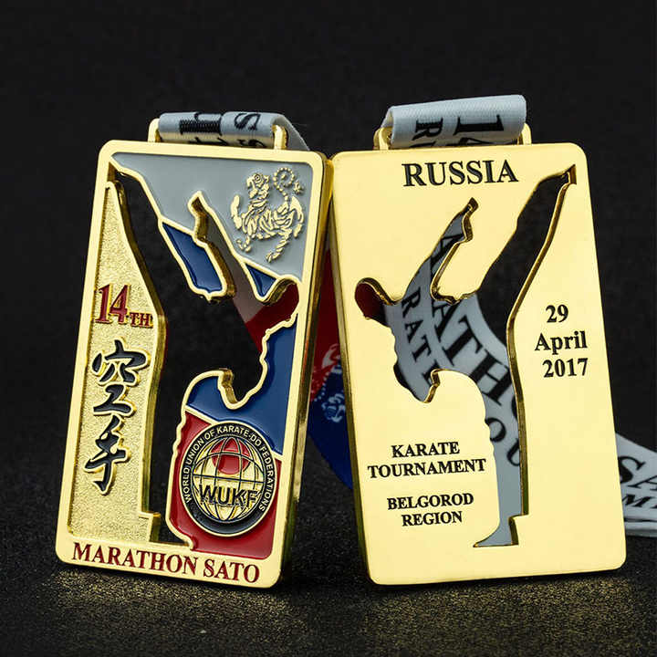 Medallas de karate personalizadas