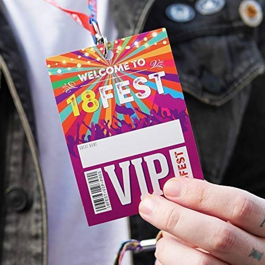 Lanyards para eventos musicales