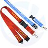 Fabricante Logotipo promocional personalizado Lanyard con sublimación de cuello Impresión Poliéster Lanyards para insignia de tarjeta de identificación