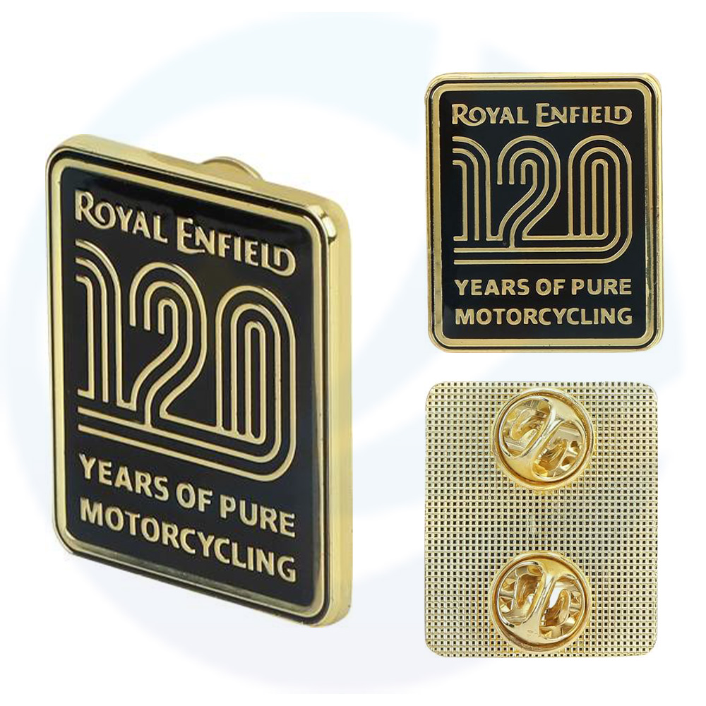 Biker de motocicleta Royal Enfield personalizado de 120 años Pins Rolling Pins