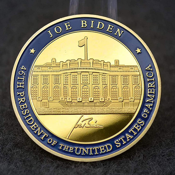 Artículos de apoyo electoral personalizado que hacen un presidente militar de los Estados Unidos Monedas grabadas Presidential Unique Cool Challenge Coin