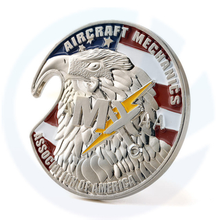Customado de recuerdo personalizado Gold Silver Bronze Aleación de zinc Metal Metal Conmemorativo American Eagle Bottle Opener Challenge Coin