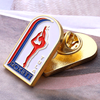 No MOQ Gold Metal Broche Pin Pin personalizado Pin de esmalte Sport Sport Dance Pins personalizado