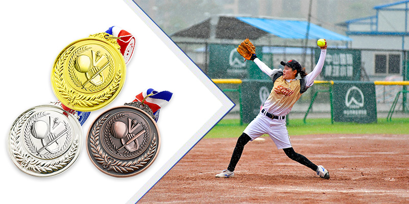 Medallas deportivas personalizadas: celebrando los logros de softbol