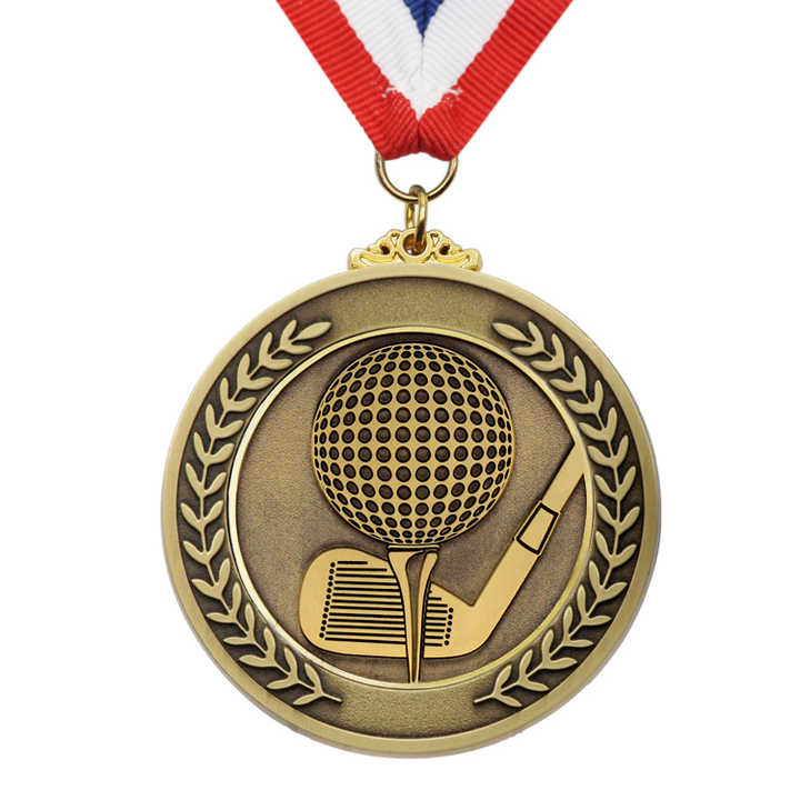 medalla de golf