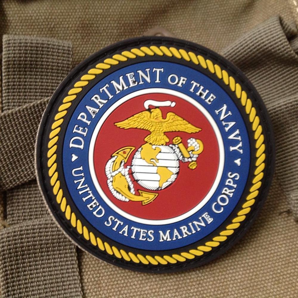 27986-LARGE-V-STORM-TOPPA-3D-PVC-ESTADO UNIDAD-MARINE-CORPS-ROSSA