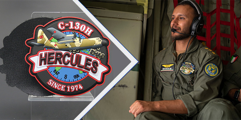 Parches militares de PVC personalizados