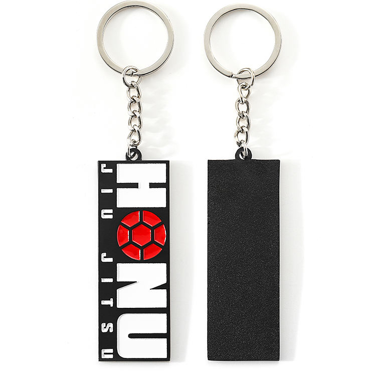 Camiseta de fútbol personalizada Keychain de metal para regalo