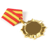 Medallas de premios personalizados Honor Medalla de metal Insignia de monumento para la competencia deportiva Marathon Juegos Escolares Medalla de oro de fútbol