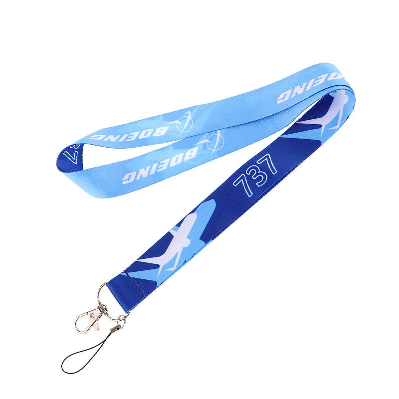 Logotipo personalizado impreso aerolínea sostenible Airbus Strap Store Aviation Airplane Airlines Emirates Emirates Lanyard