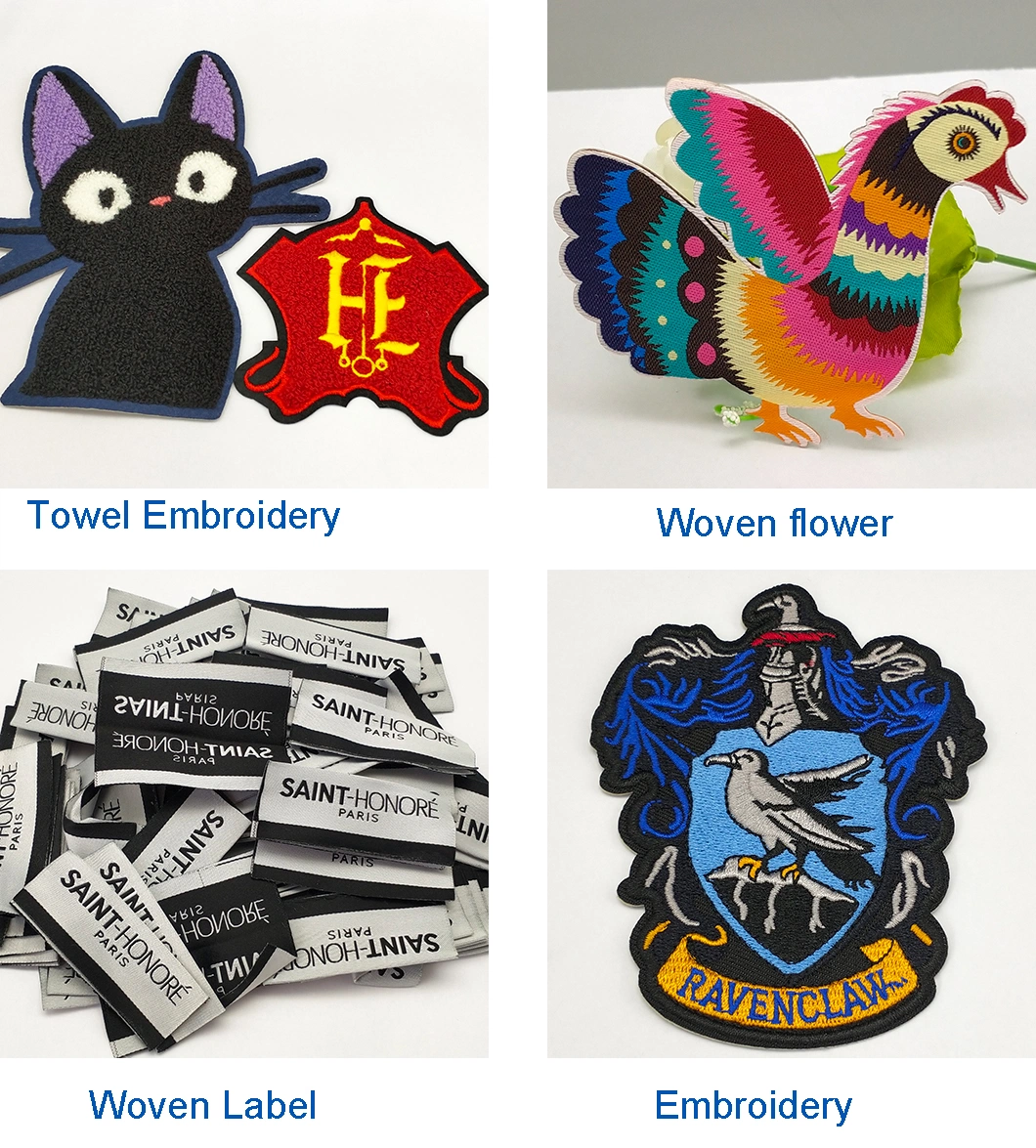 llavero de tela de bordado