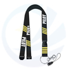 Lanyards de pantalla de seda para llaves Correa para el cuello para cartas Cadena de llave del gimnasio para el gimnasio para piloto