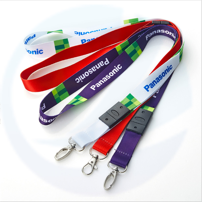 Poliéster personalizado promocional OEM/ODM Sublimación Impresión Lanyard e ID Badge Store Lanyards