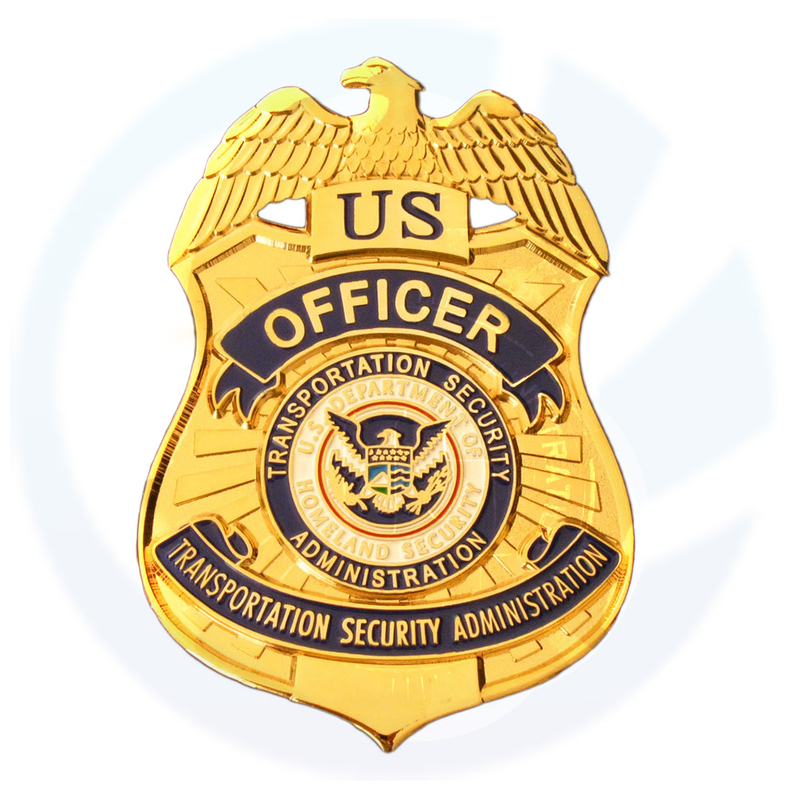 Props de la réplica de réplica de la insignia de Oficial de DHS DHS TSA