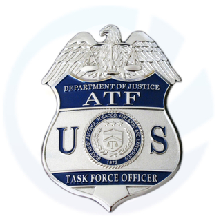 US ATF TFO Oficial de la Fuerza de Tarea Insignia Solid Copper Réplica Props