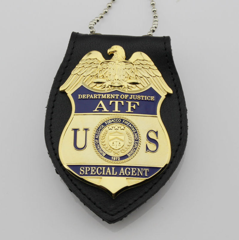 ATF ATF Special Agent Badge Réplica de la película Props