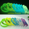 Logotipo personalizado Personalizado Pulseras de silicona luminosa Sports Basketball Silicone pulseras de silicona con logotipo personalizado