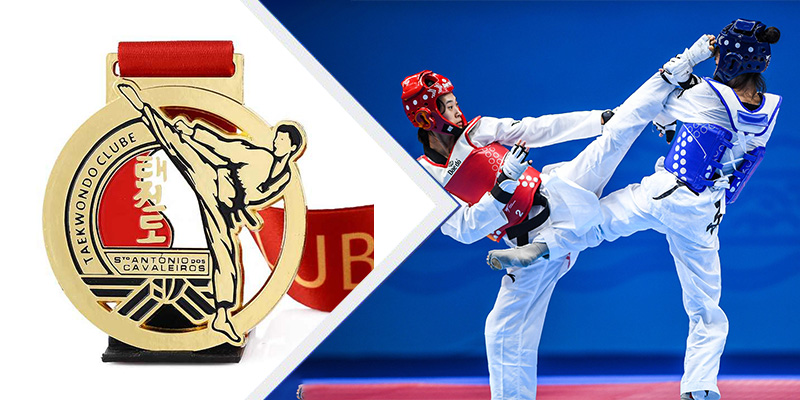 Medallas deportivas personalizadas: honrar a los campeones de taekwondo