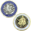 Metal a granel Metal Aleación de zinc 3D Souvenir Souvenir Whole de Dios Coin Knight Templar Challenge Coin