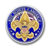 Desafío personalizado Metal American Eagle Boy Scout Monedas de águila distinguida