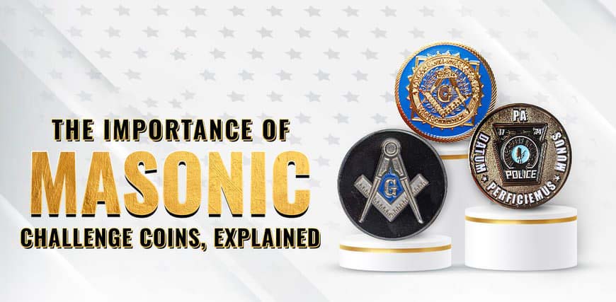 Importancia de las monedas de desaf&iacute;o mas&oacute;nico