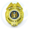 Departamento de Defensa de EE. UU. Departamento de defensa del agente especial de la insignia de la película con el número 212