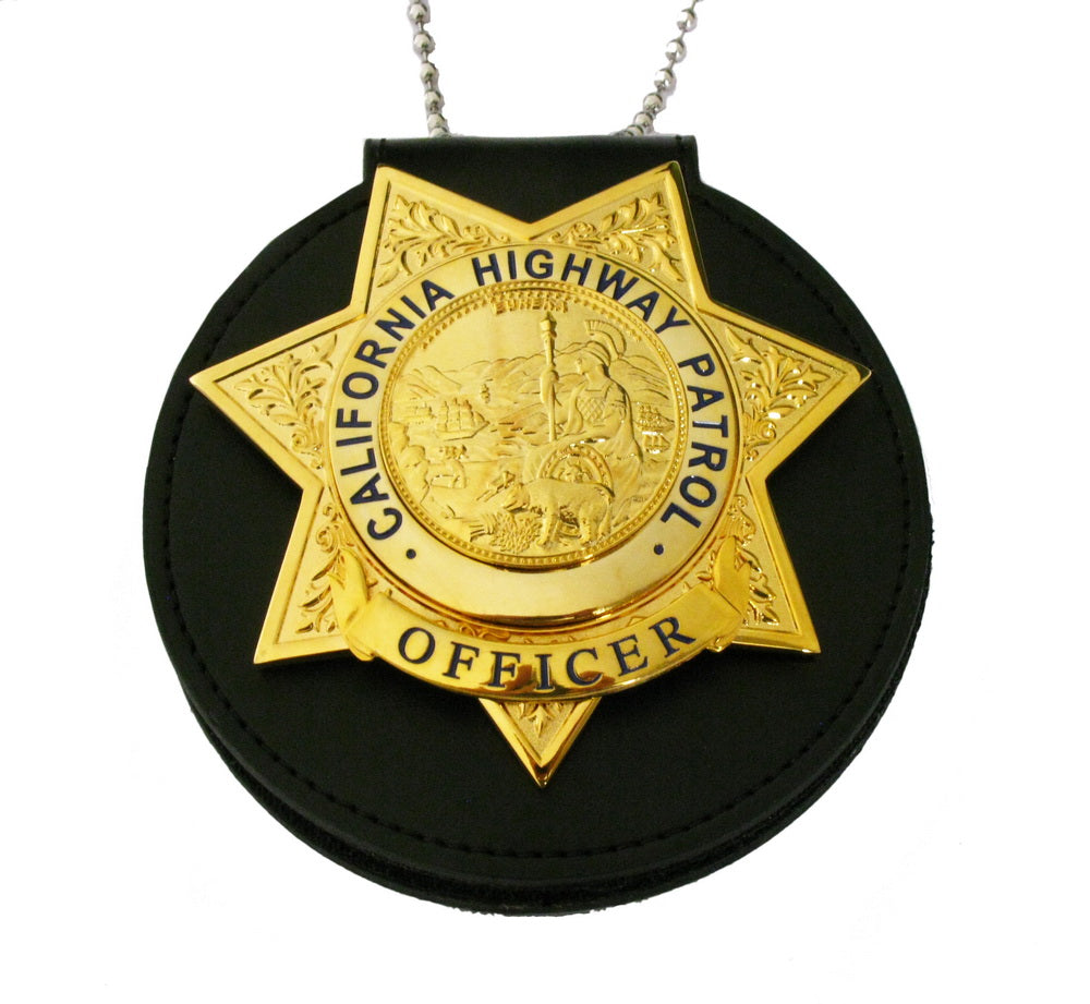 Props de la réplica de la insignia del oficial de la patrulla de la patrulla de CHP de California CHP