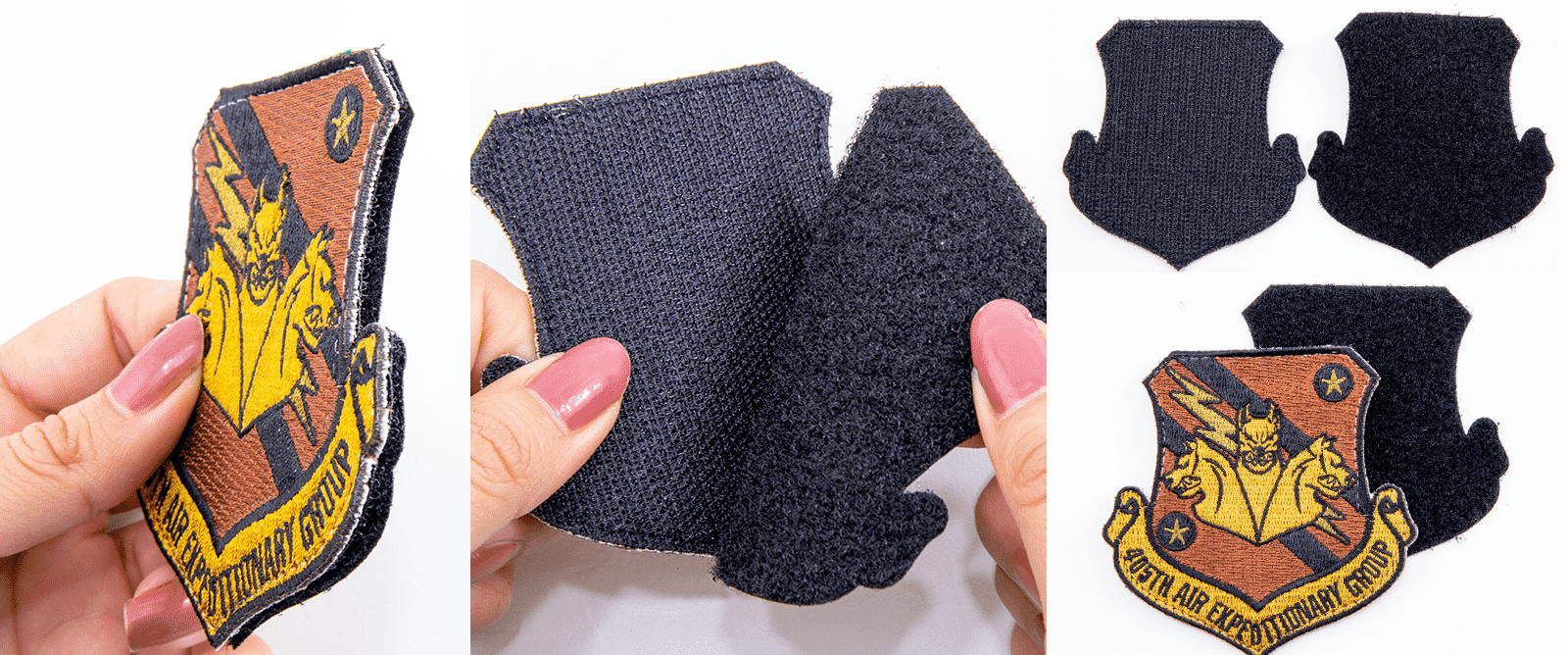 Parche de gancho y bucle de patr&oacute;n de camuflaje operativo