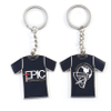 Camiseta de fútbol personalizada Keychain de metal para regalo