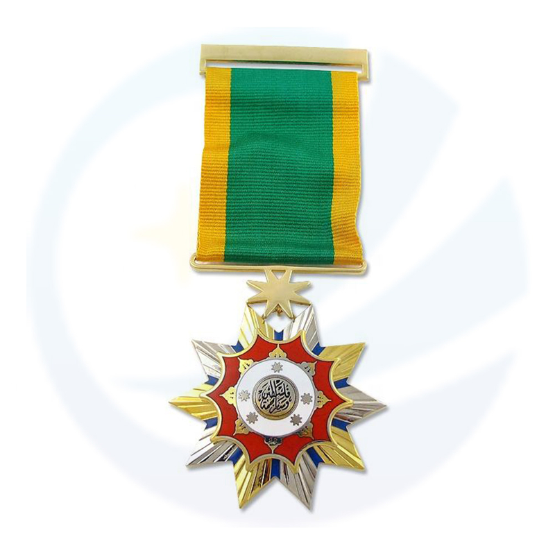 Medallas honorables de fabricante de Eanmel de alta calidad de lujo con cinta