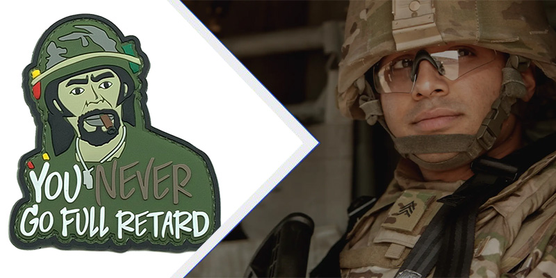 Parches de PVC para militares