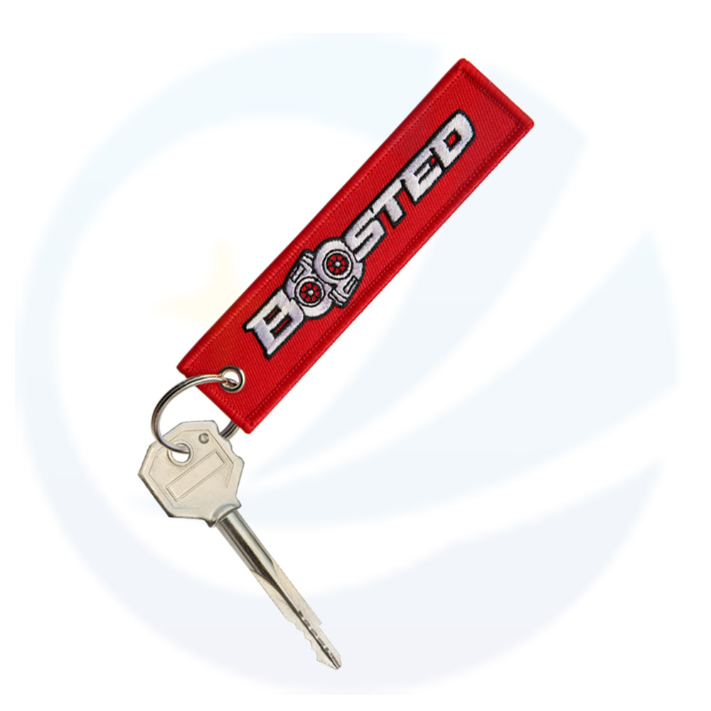 Etiqueta de llave de llave de llave de teclas de vuelo de vuelo de tela de doble cara personalizada para bordado para piloto