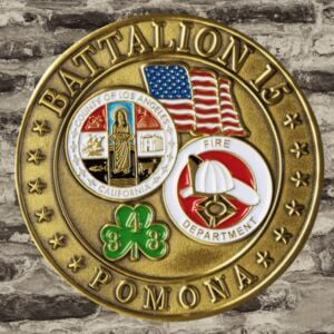 Monedas de Bosefighter Challenge - Departamento de Bomberos de Pomona