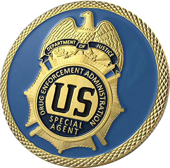 Fabricantes de monedas personalizadas increíbles impresionantes policías personalizados personalizados U. S. Administración de drogas (DEA) Desafío de Oficial Correccional Moneda