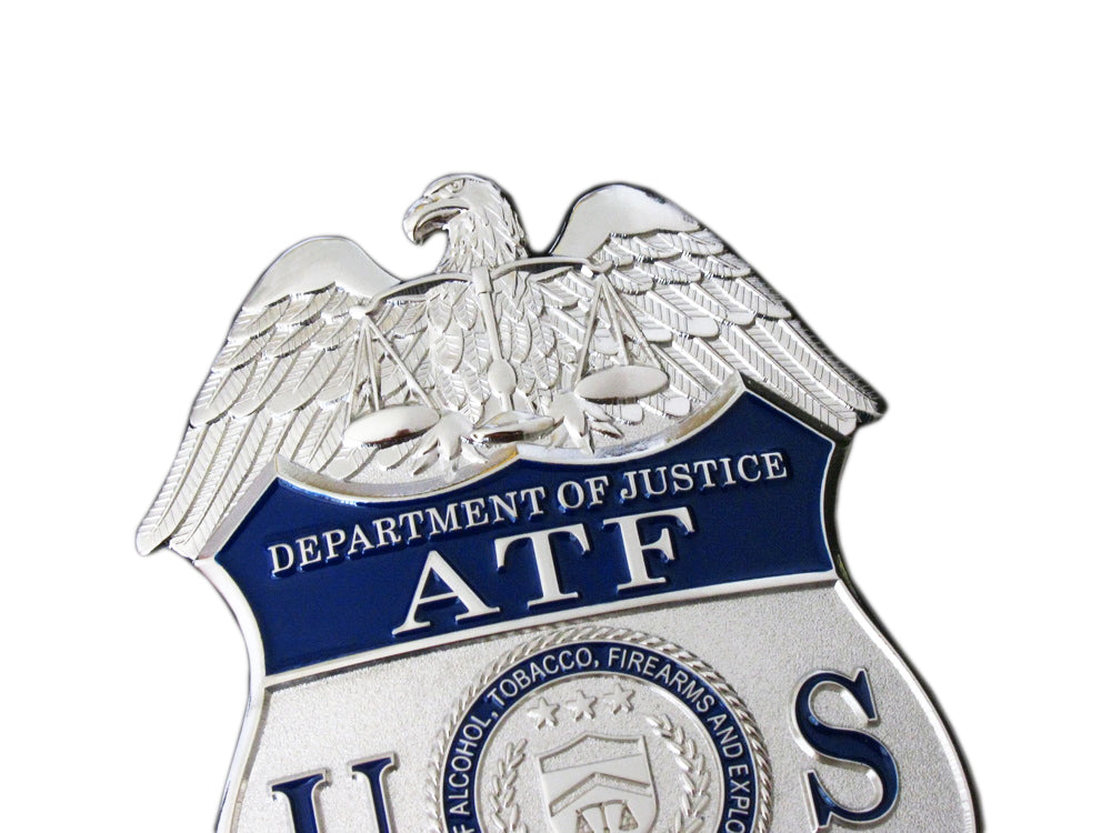 US ATF TFO Oficial de la Fuerza de Tarea Insignia Solid Copper Réplica Props
