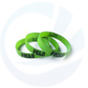 Logotipo profesional personalizado ecológico Haga su propia pulsera de pulsera de logotipo Silicona para el evento