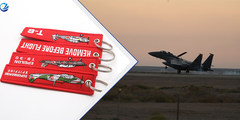 Retire antes de las etiquetas de la llave de vuelo