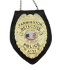 Los accesorios de la película de la insignia de la policía de detectives de Farmington con el número 4152