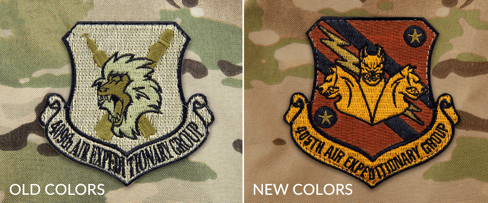 Parche de patr&oacute;n de camuflaje operativo por parches de firma