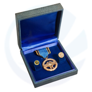 Medallón de premios personalizados de fábrica Medalla de Honor de la NASA con Velvet Box